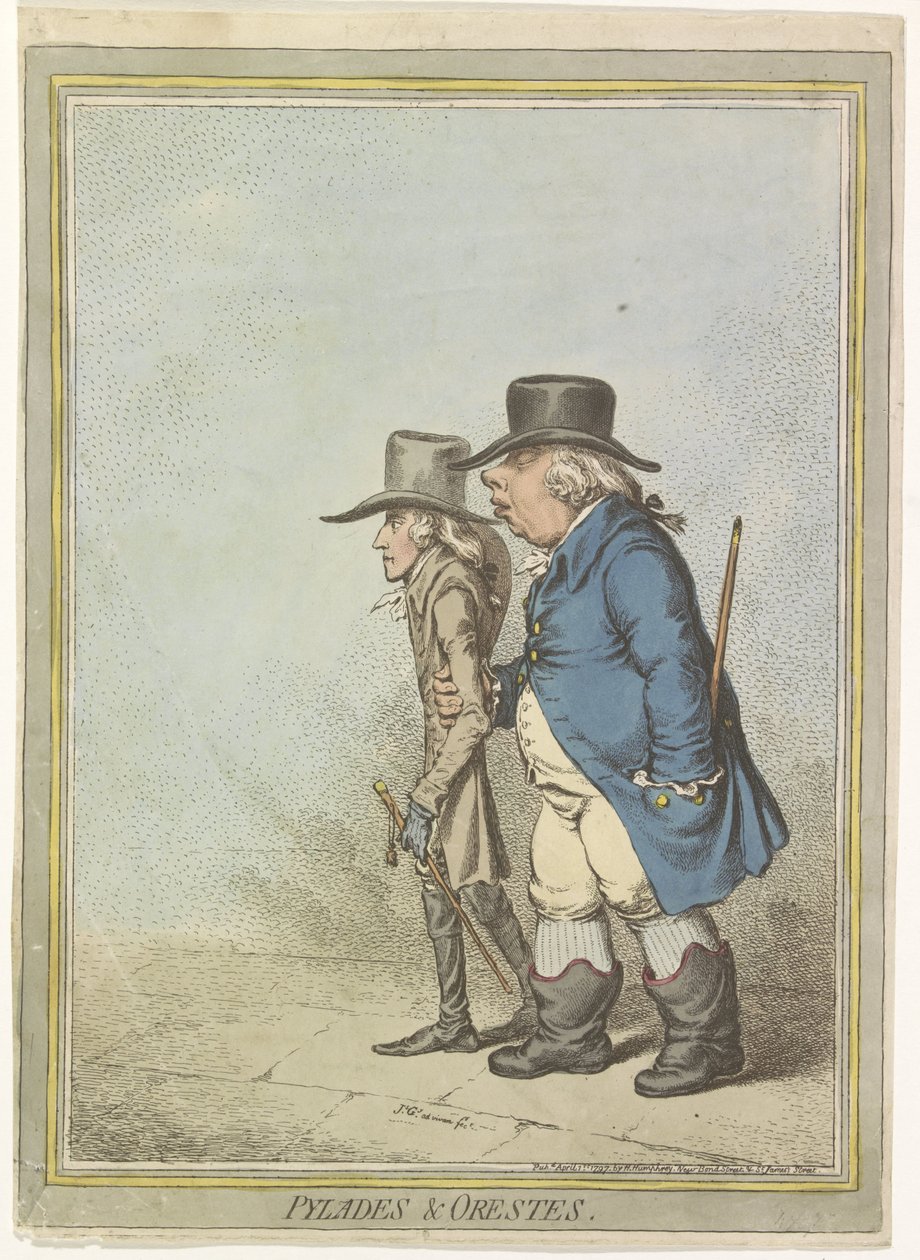 Caricature of William V, 1797 by James Gillray