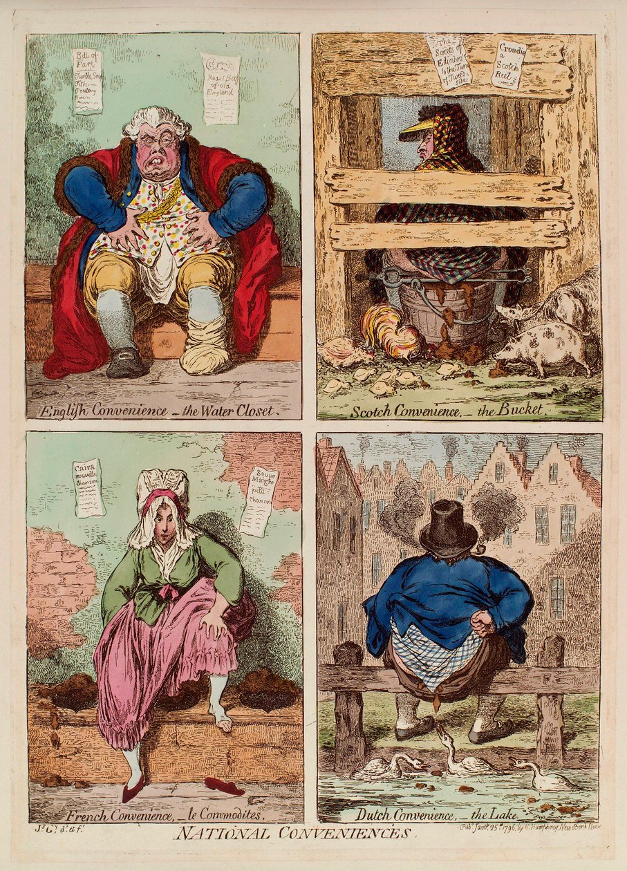 National Conveniences by James Gillray