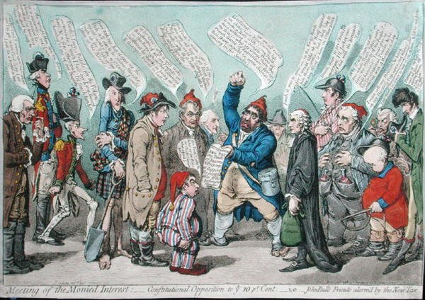 Meeting of the Monied Interest: Constitutional Opposition to 10 percent, or John Bull