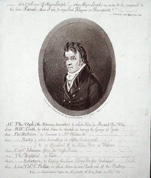 Mr Thomas Ogle by James Gillray