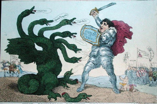 The Champion of the People by James Gillray