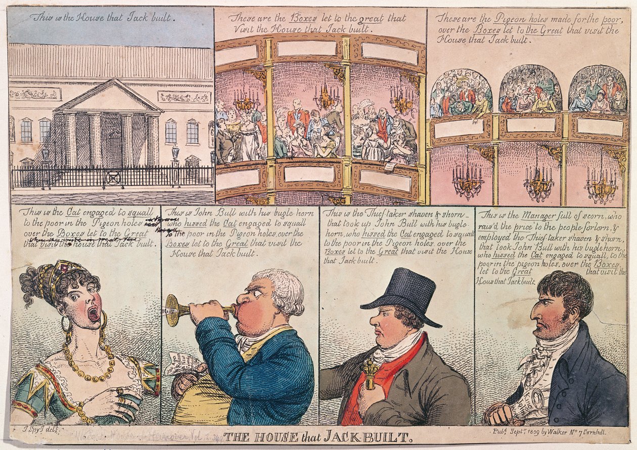 The House that Jack Built, published by Walker by James Gillray