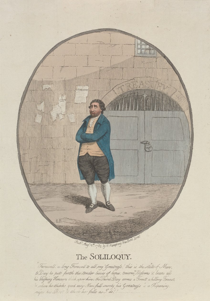 The Soliloquy by James Gillray
