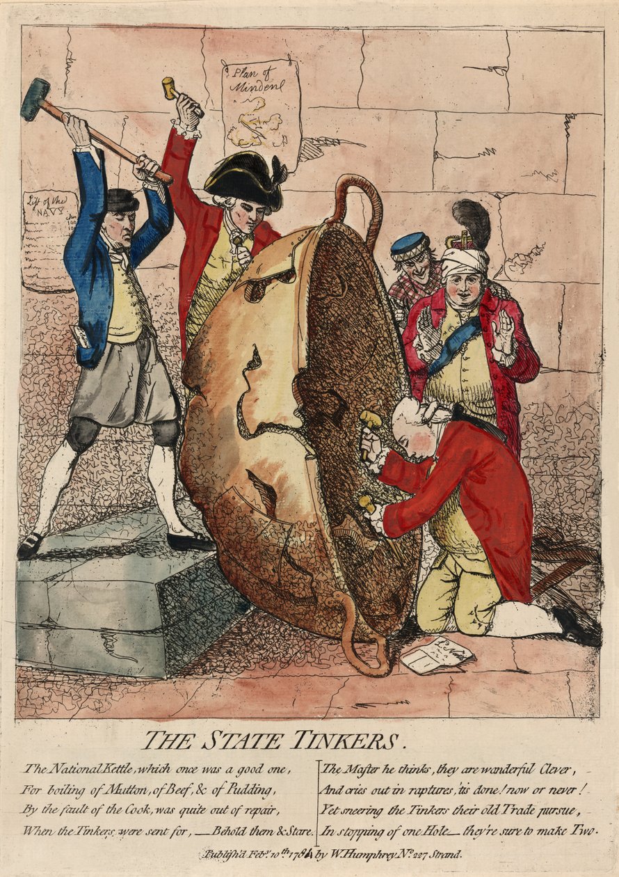 The State Tinkers, published by W. Humphrey by James Gillray