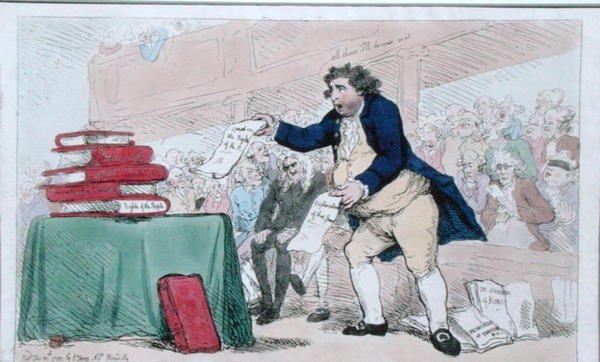 The Word Eater by James Gillray