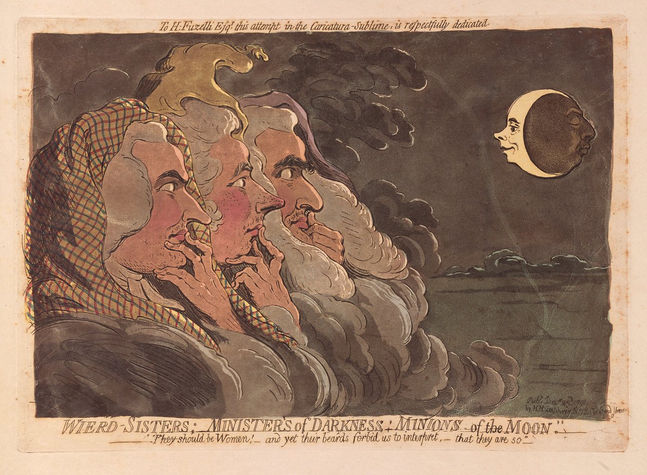 Weird Sisters: Ministers of Darkness: Minions of the Moon by James Gillray