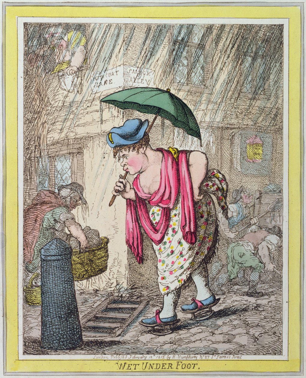 Wet Under Foot by James Gillray