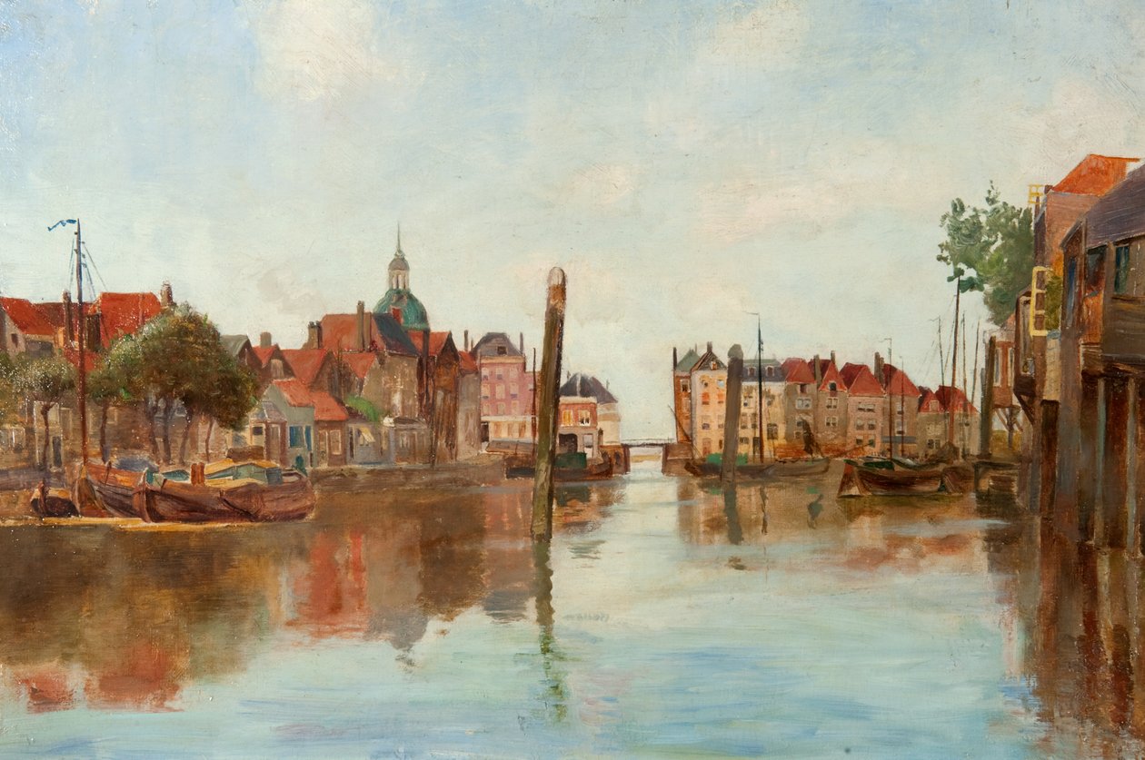The Harbour of Dort by James Guthrie Orchar
