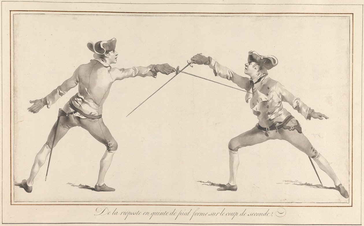De la Risposte en Quinte de Pied Forme sur le Coup de Seconde by James Gwin