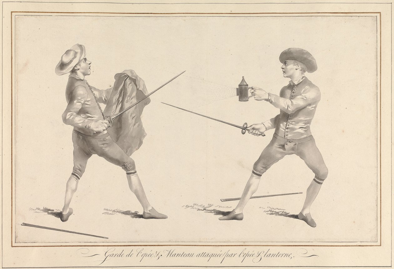 Guard of the Sword & Cloak Attacked by the Sword & Lantern by James Gwin
