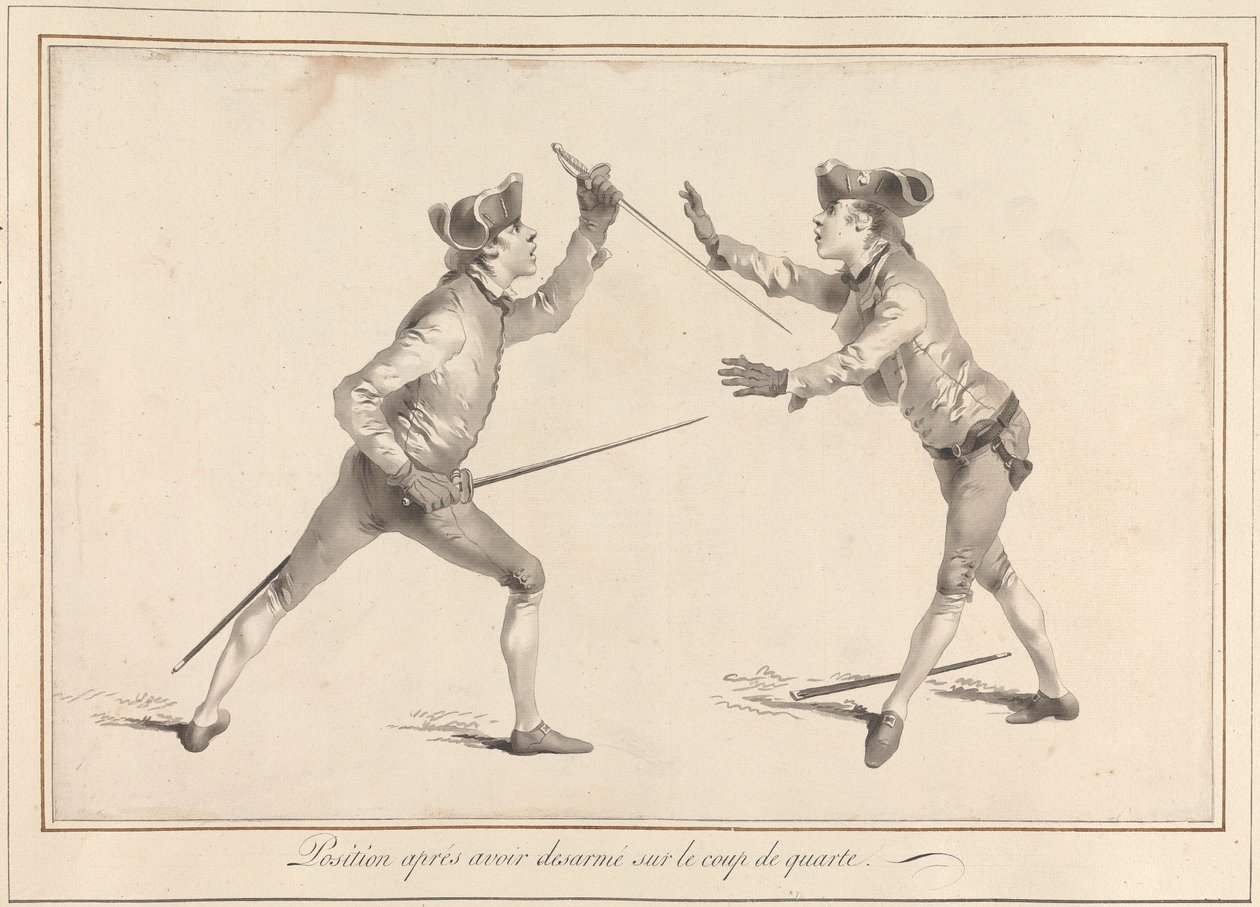 Position After Disarming on the Cut of Quarte by James Gwin