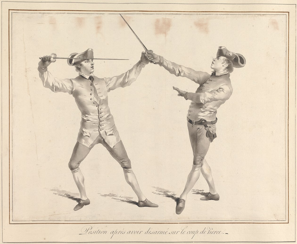 Position After Disarming on the Tierce Stroke by James Gwin