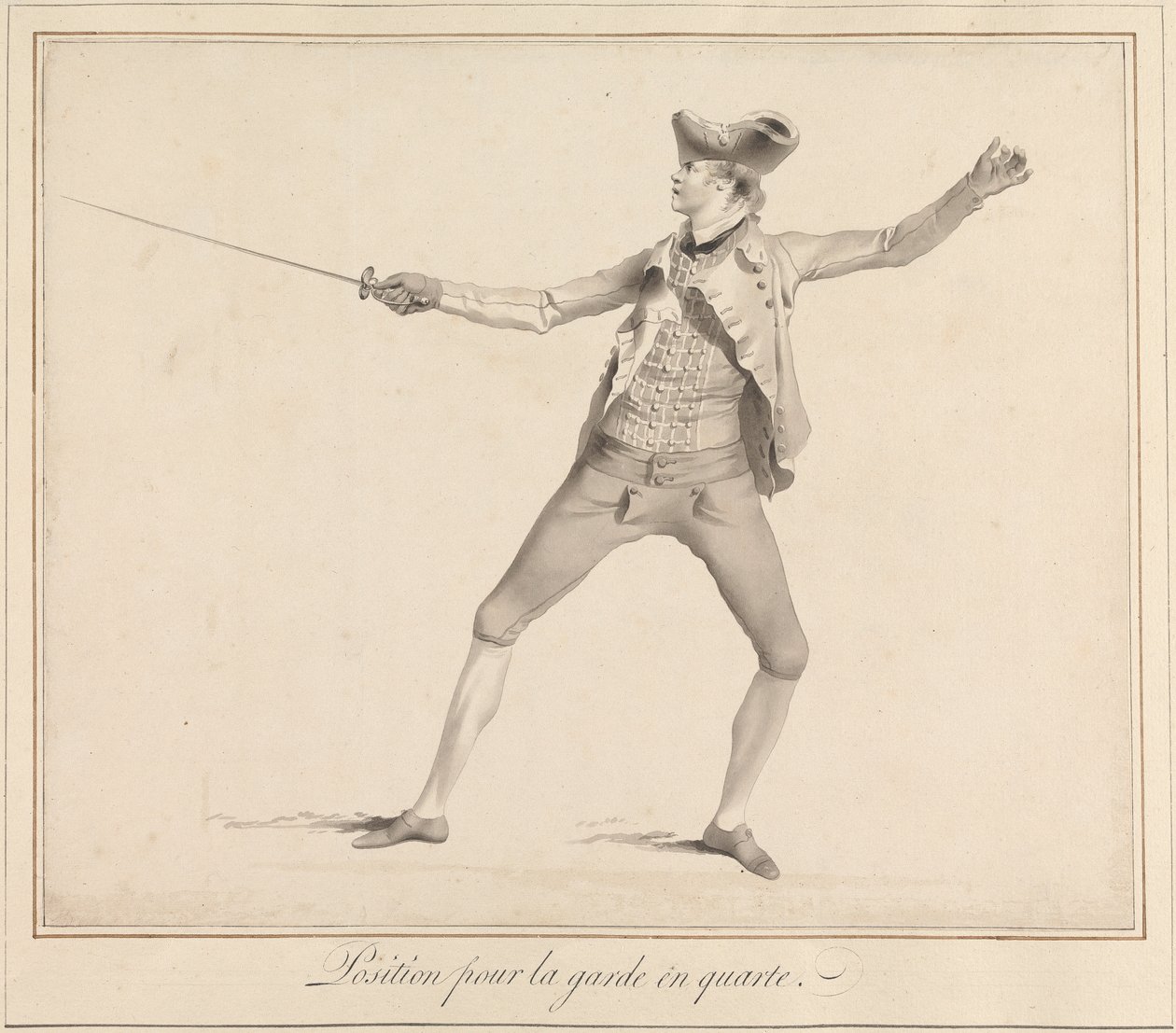 Position for the Guard in Quarte by James Gwin