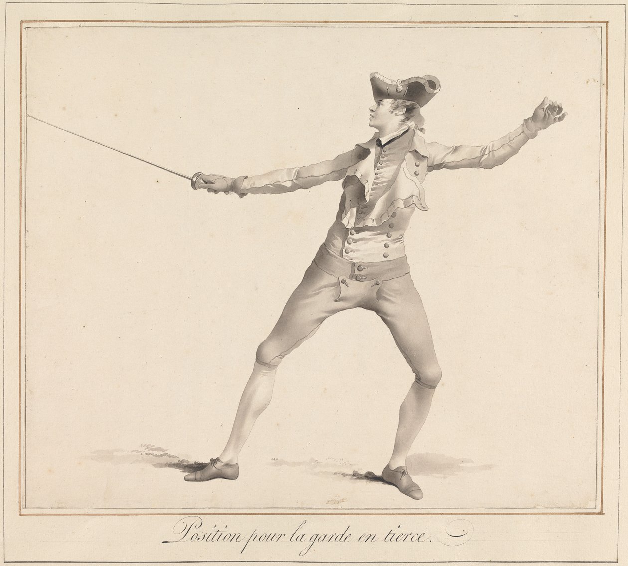 Position for Guard in Tierce by James Gwin