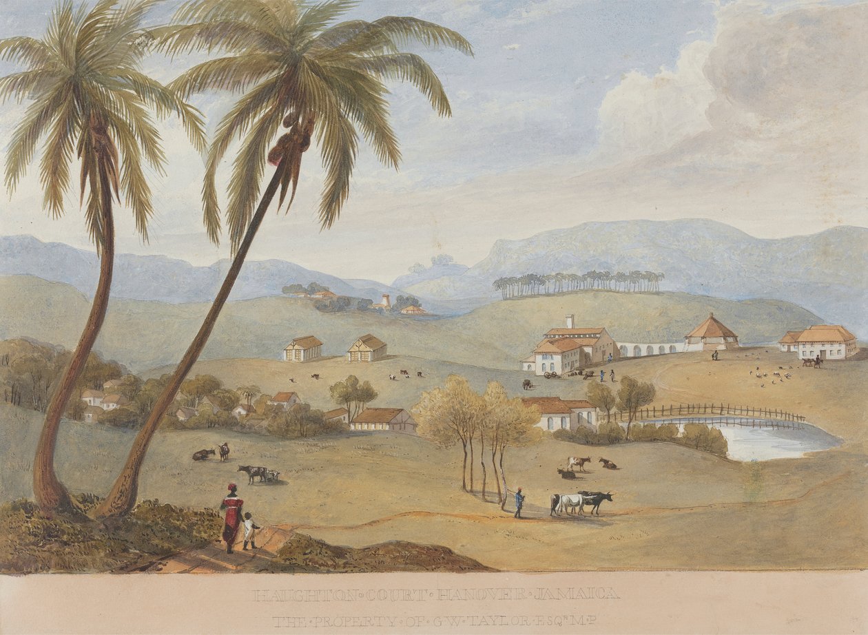 Haughton Court, Hanover, Jamaica by James Hakewill