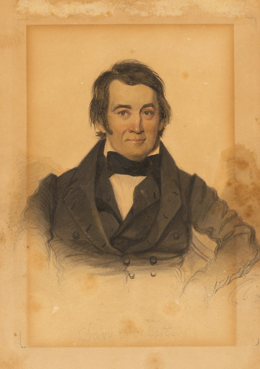 David Crockett (1786-1836) by James Hamilton Shegogue