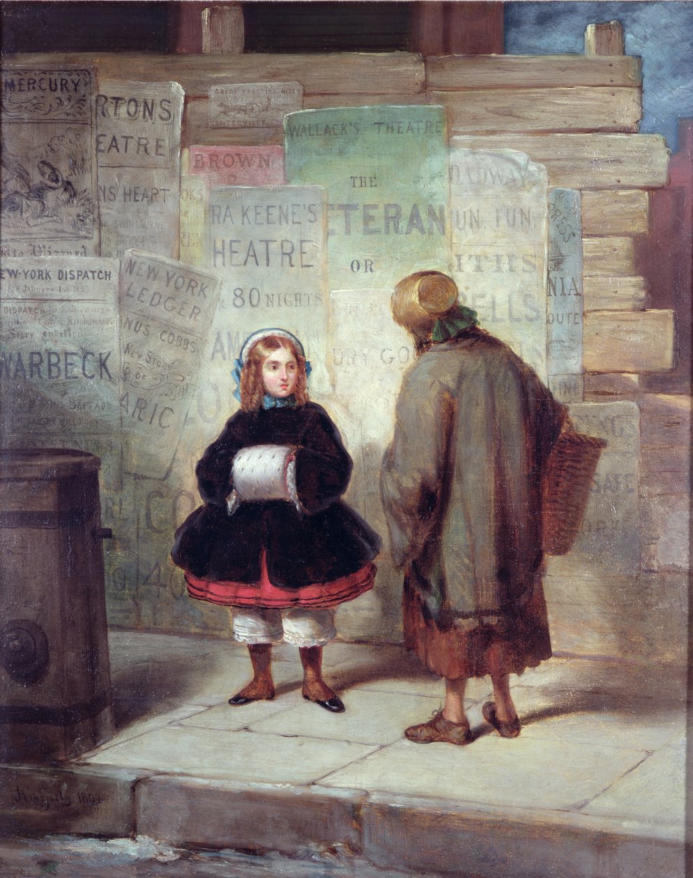 Sidewalks of New York or Rich Girl, Poor Girl by James Harvey Cafferty
