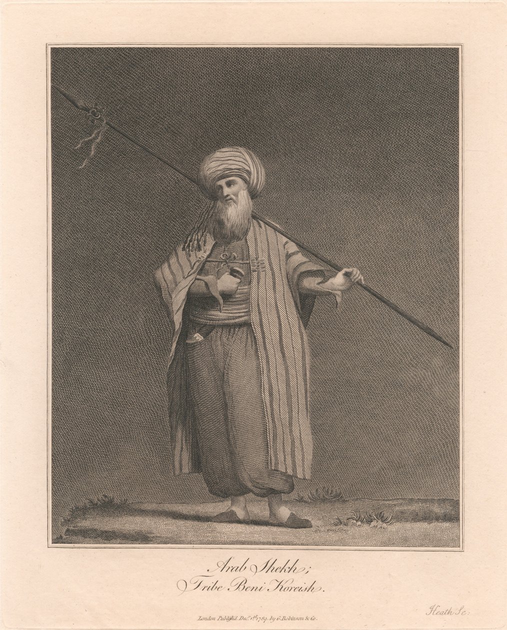 Arab Sheikh, Tribe Beni Koreish by James Heath