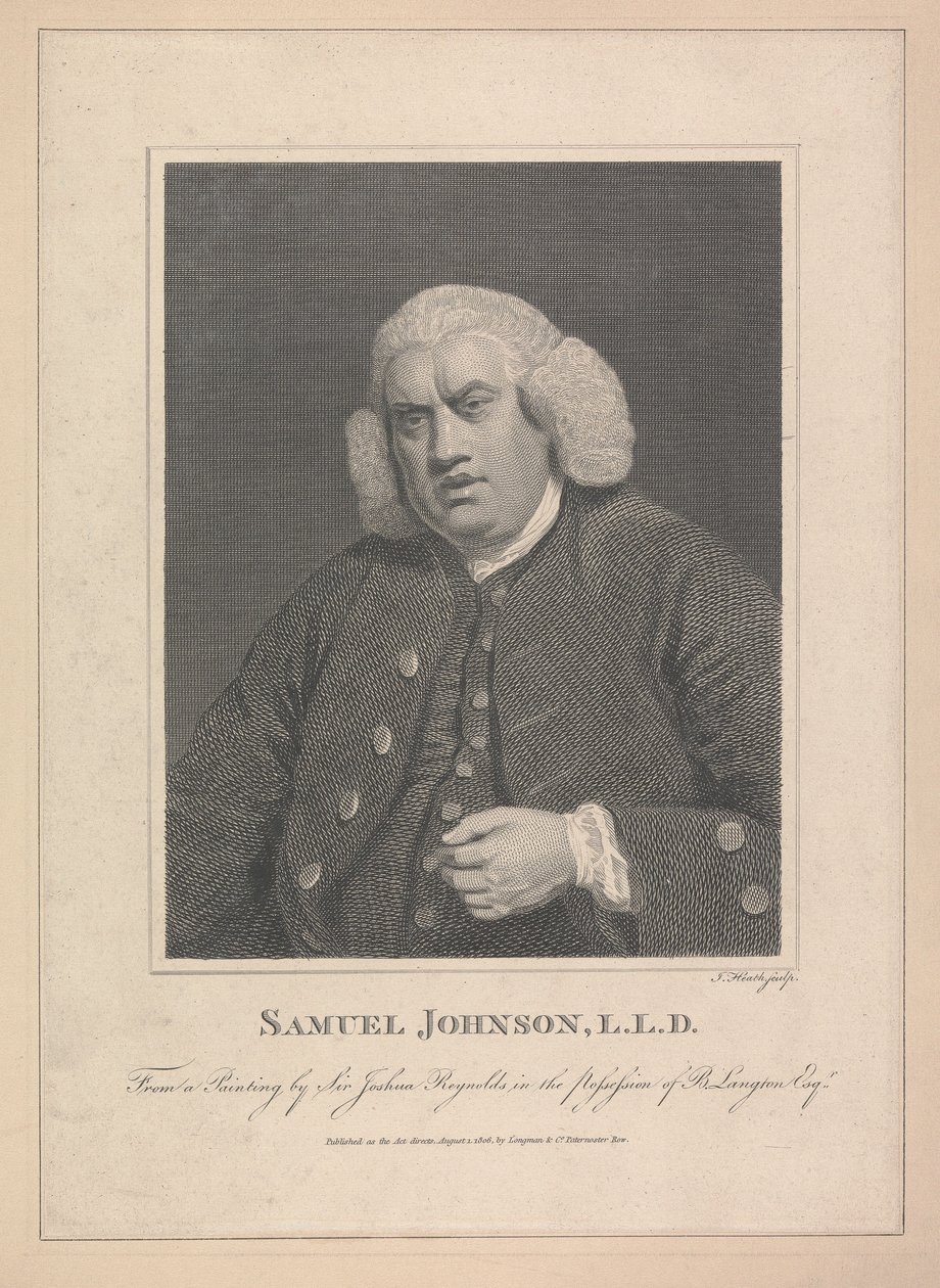 Samuel Johnson by James Heath