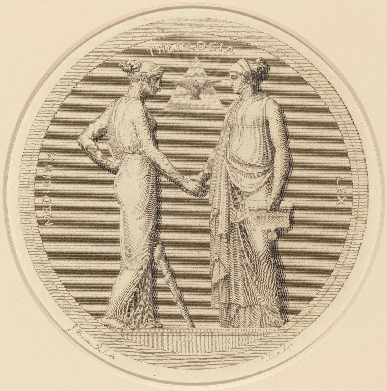 Medicine - Theology - Law by James Heath after John Flaxman