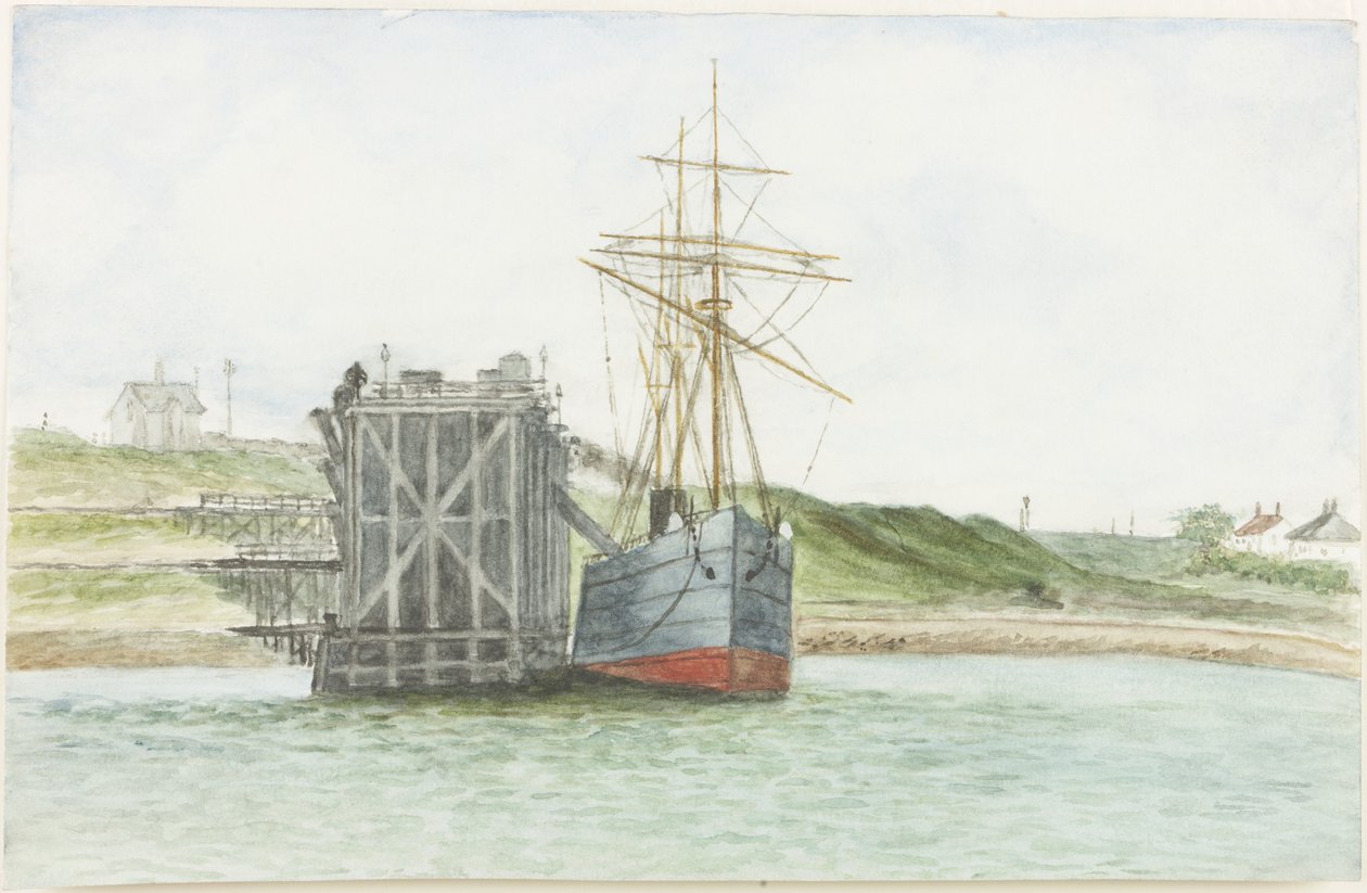 Albert Edward Docks. The S.S. Willkarnman by James Henry Cleet