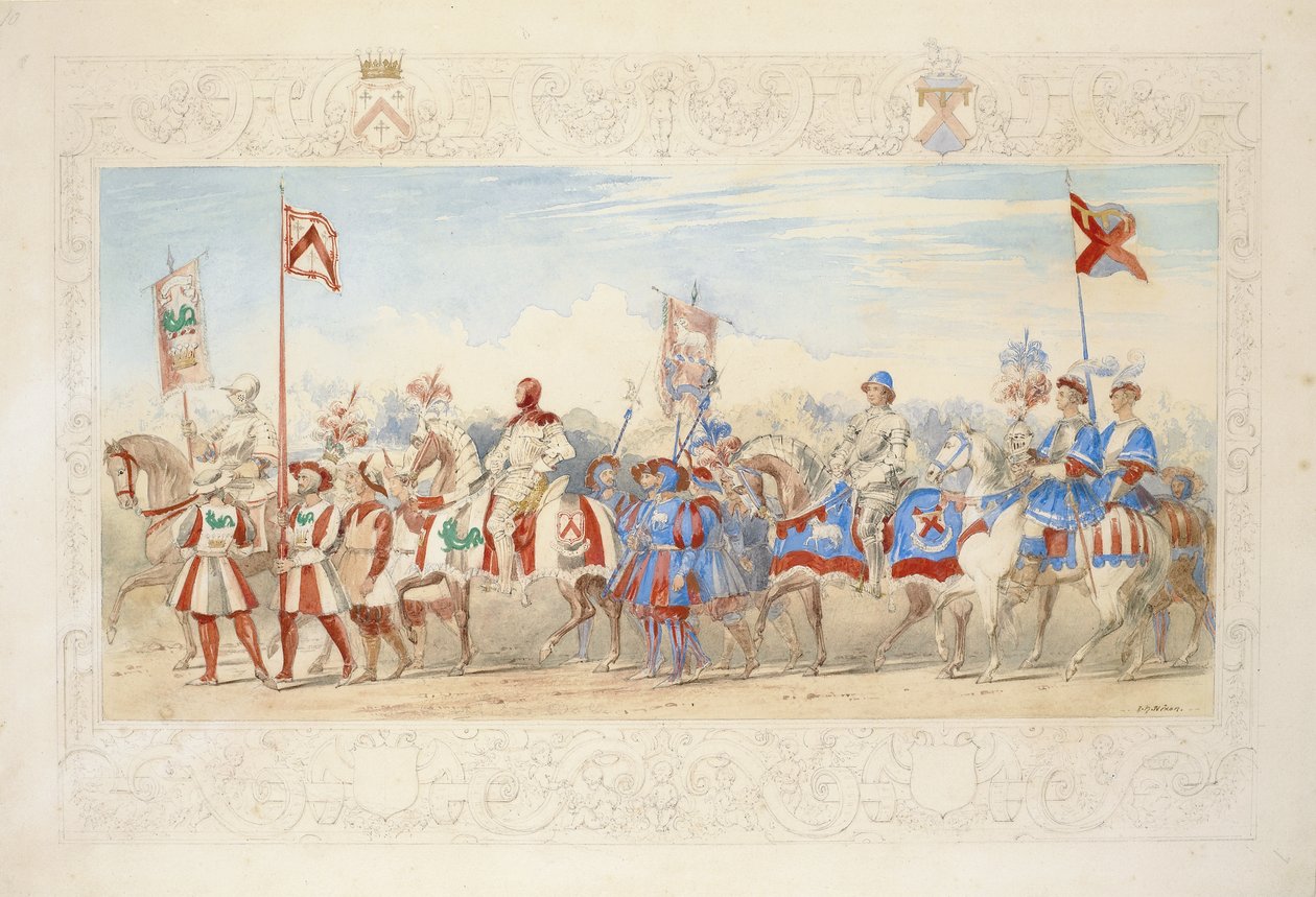 Archibald, Earl of Cassilis, Knight of the Dolphin, 1839 by James Henry Nixon