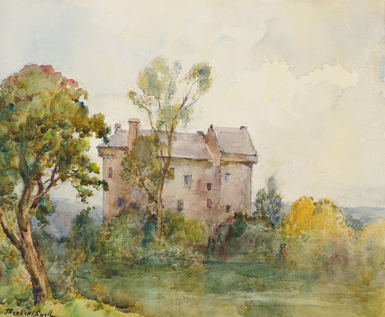 Claypotts Castle by James Herbet Snell