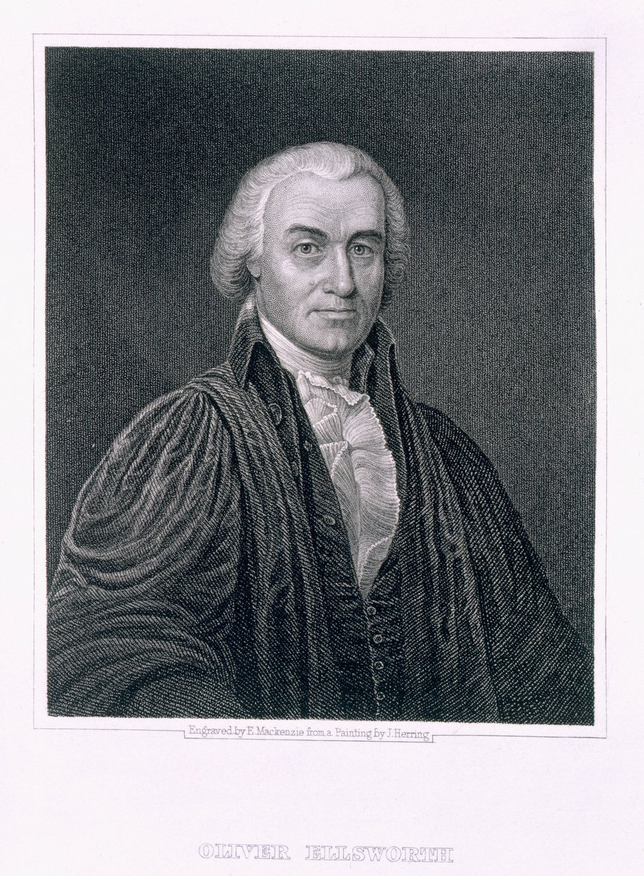 Oliver Ellsworth, engraved by E. Mackenzie by James Herring