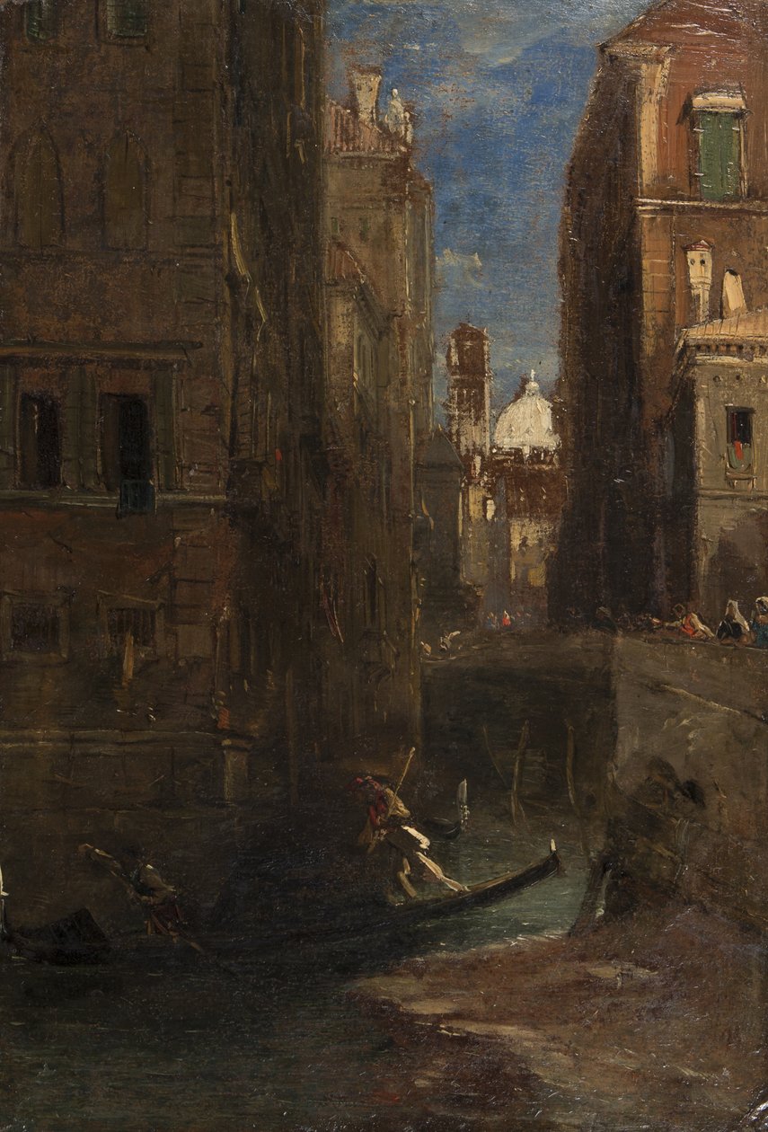 Looking towards San Giorgio dei Greci, Venice, 1844 by James Holland