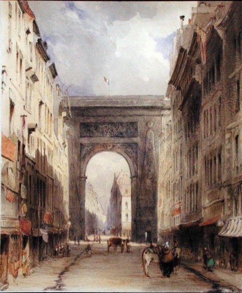 Rue Vivienne and Porte St. Denis, Paris by James Holland