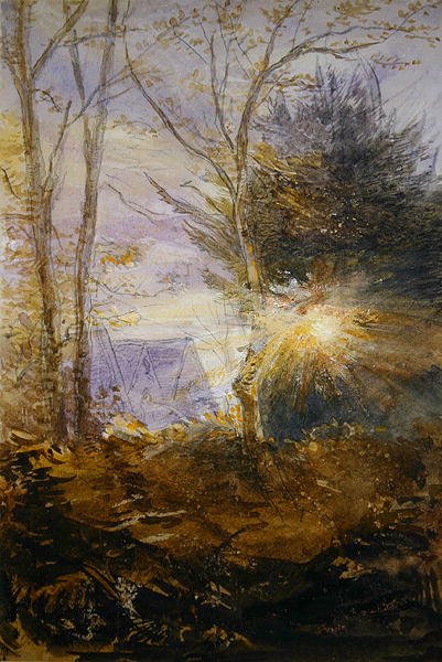 Sunrise, Abinger, Surrey by James Holland