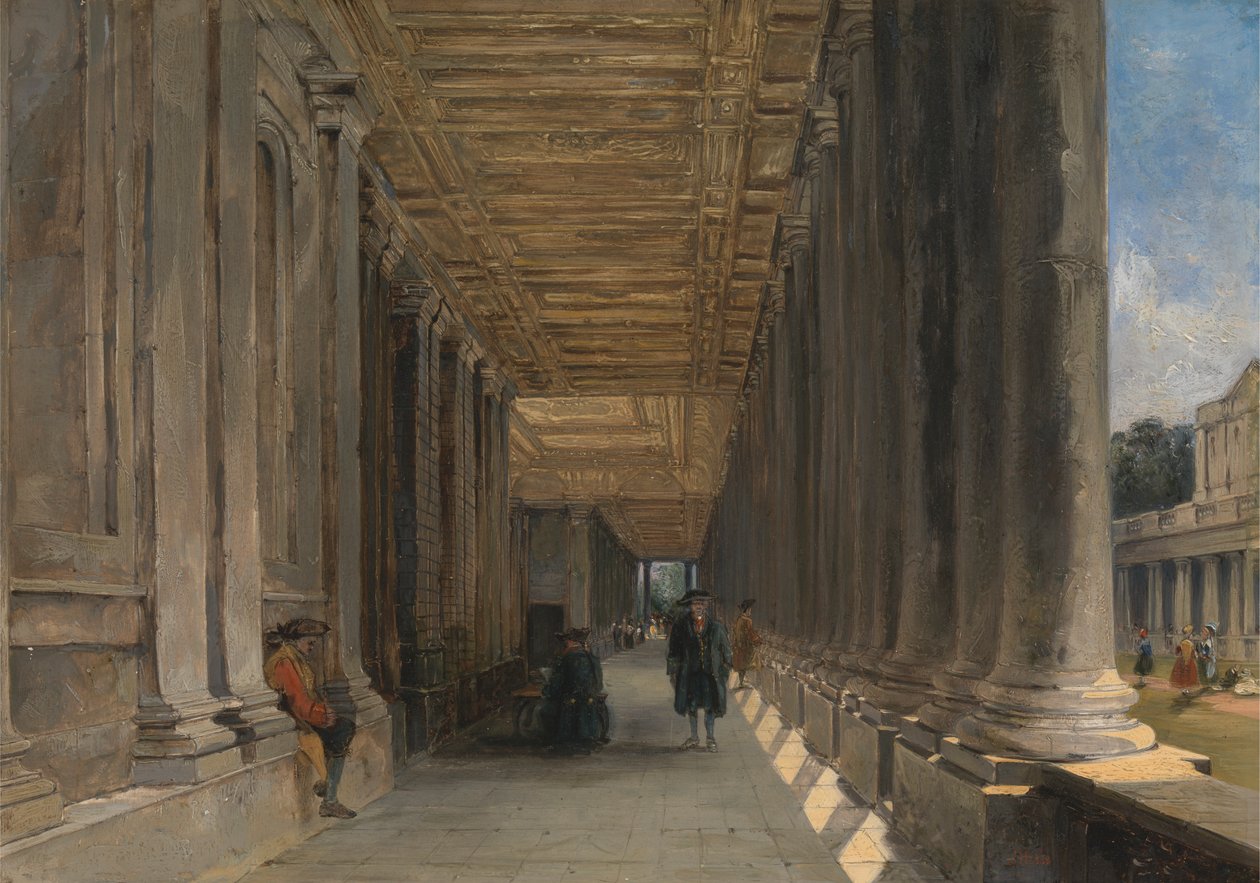 The Colonnade of Queen Mary Court, Greenwich by James Holland