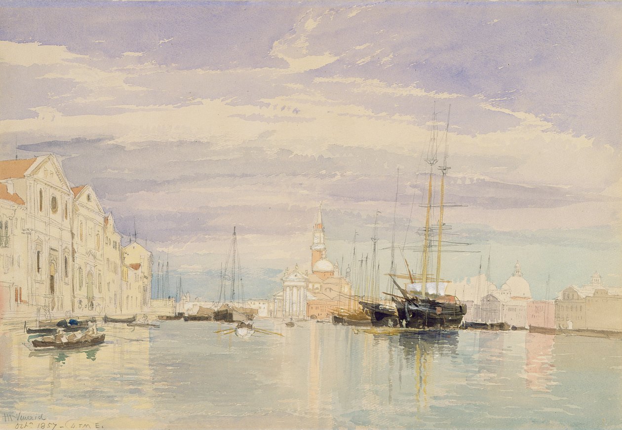 The Giudecca with S. Giorgio Maggiore, Venice by James Holland