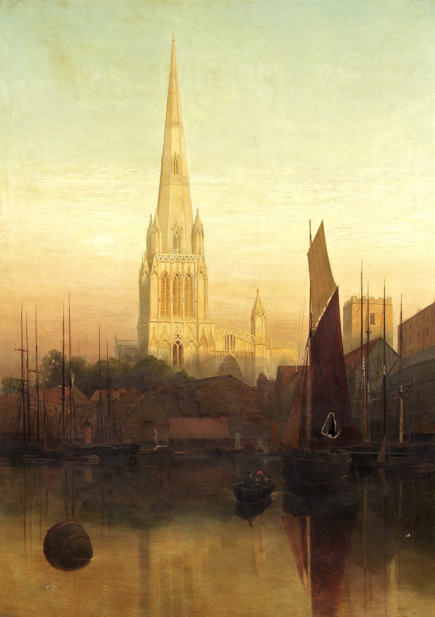 St Mary Redcliffe, Bristol, possibly 1886 by James Jackson Curnock