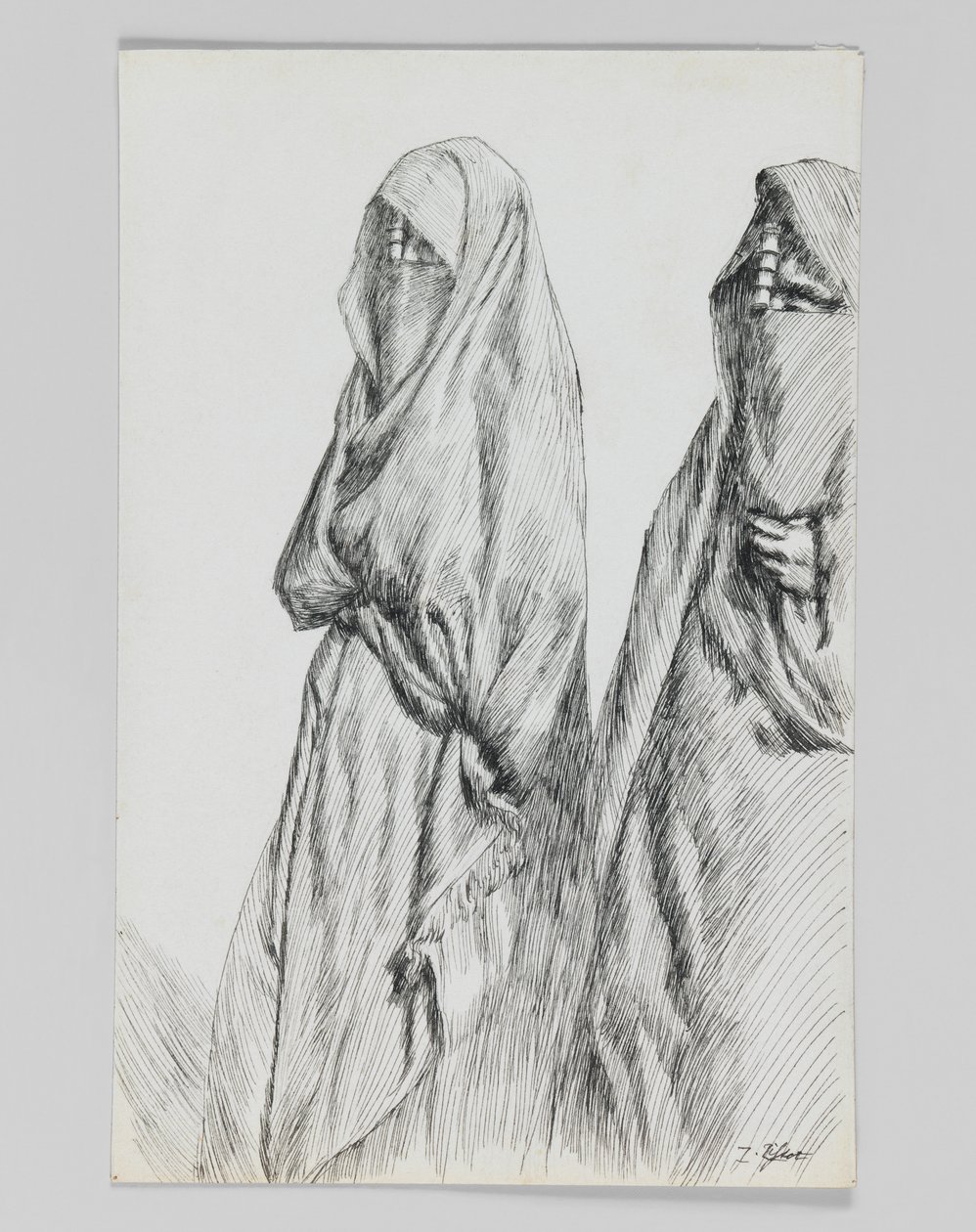 A road on the Mount of Olives, illustration from The Life of Our Lord Jesus Christ by James Jacques Joseph Tissot
