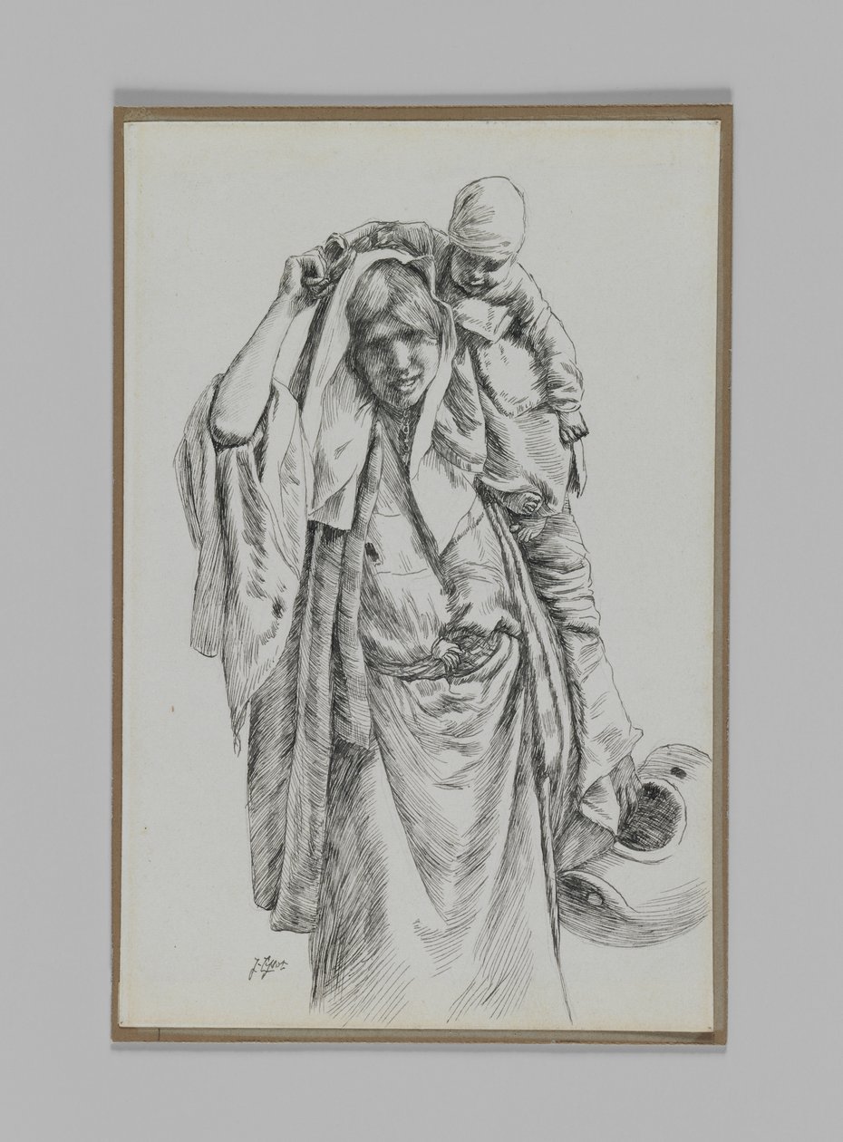 A typical woman of Jerusalem, illustration from The Life of Our Lord Jesus Christ by James Jacques Joseph Tissot