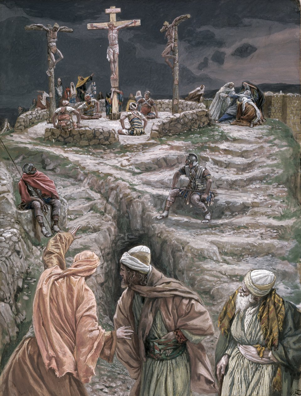 Eloi Eloi Lama Sabacthani, illustration for The Life of Christ by James Jacques Joseph Tissot