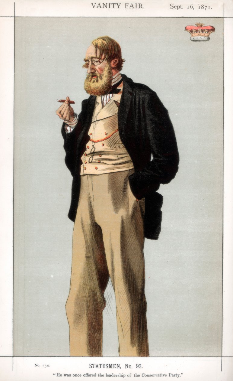 He was once offered the leadership of the Conservative Party by James Jacques Joseph Tissot