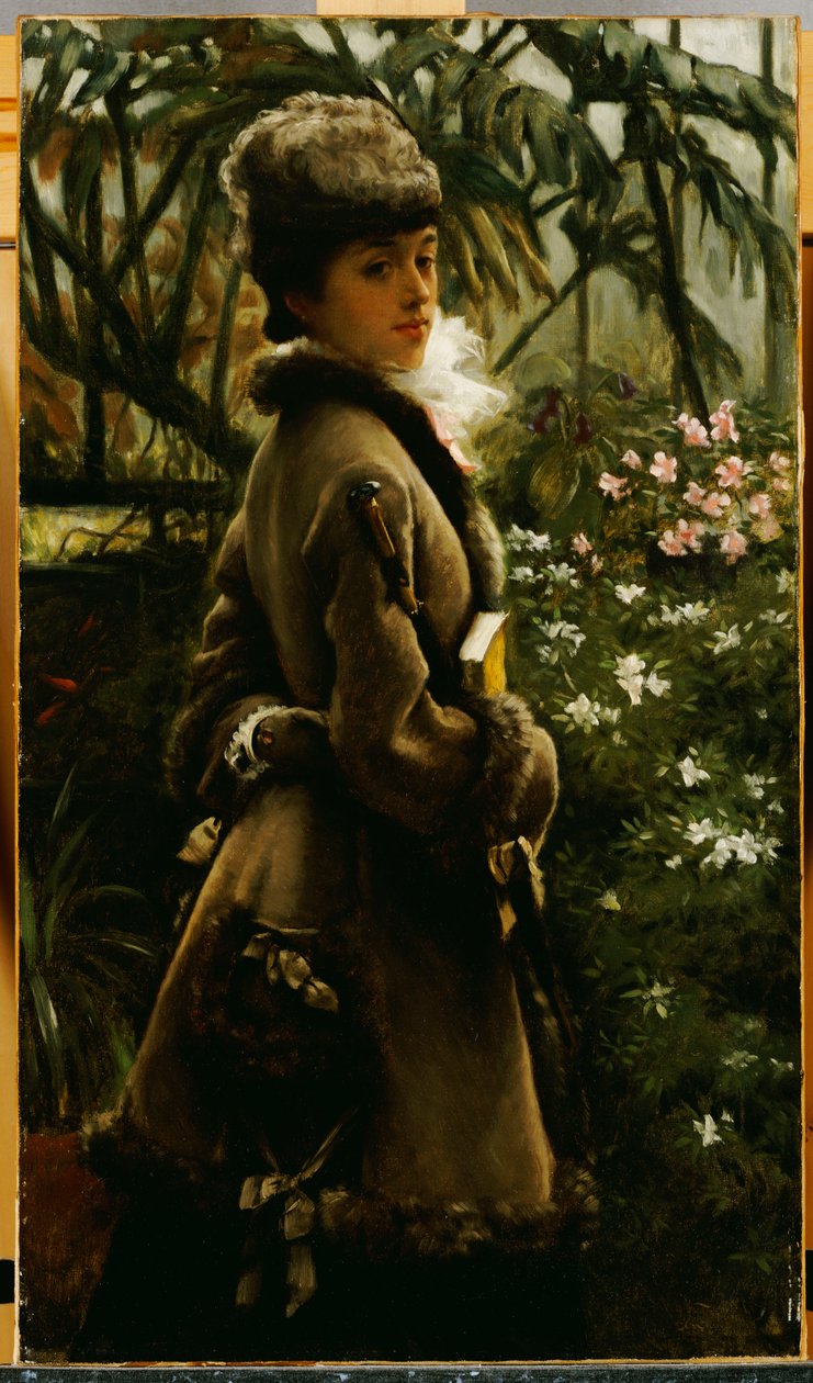 In the Greenhouse by James Jacques Joseph Tissot