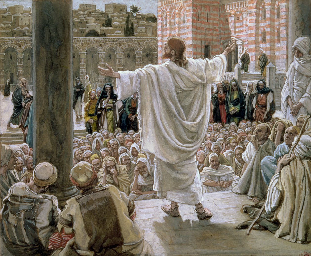 Jerusalem, Jerusalem, illustration for The Life of Christ by James Jacques Joseph Tissot