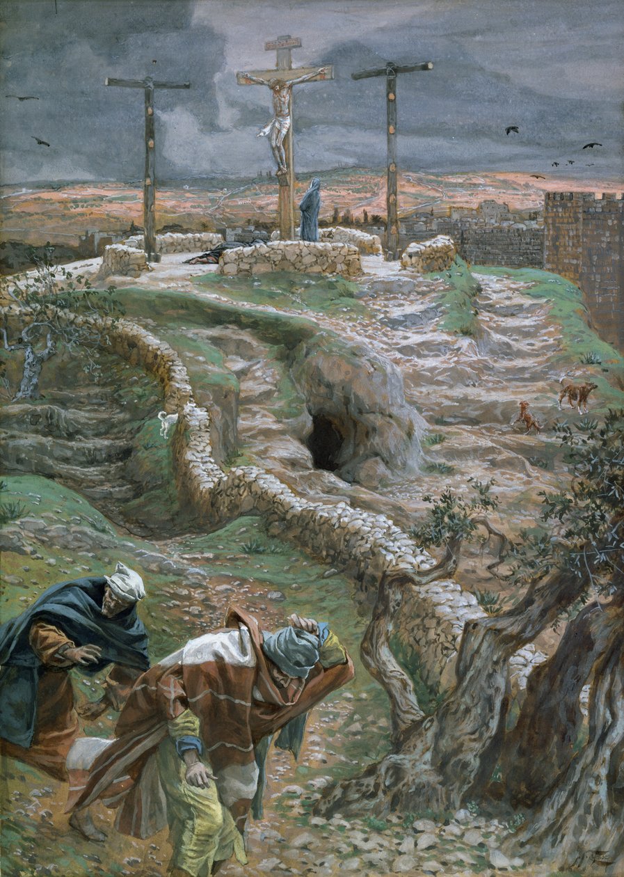 Jesus Alone on the Cross, illustration for The Life of Christ by James Jacques Joseph Tissot
