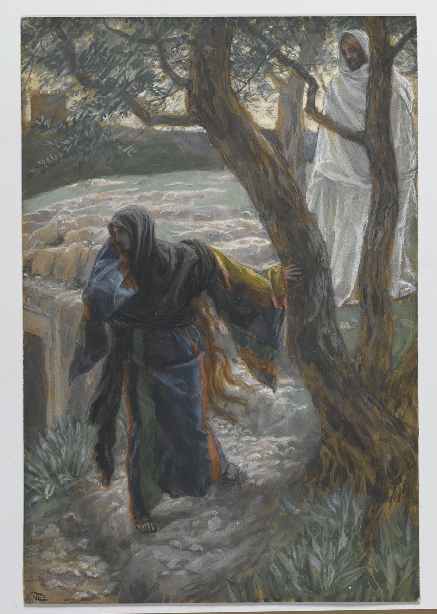 Jesus Appears to Mary Magdalene, illustration from The Life of Our Lord Jesus Christ by James Jacques Joseph Tissot