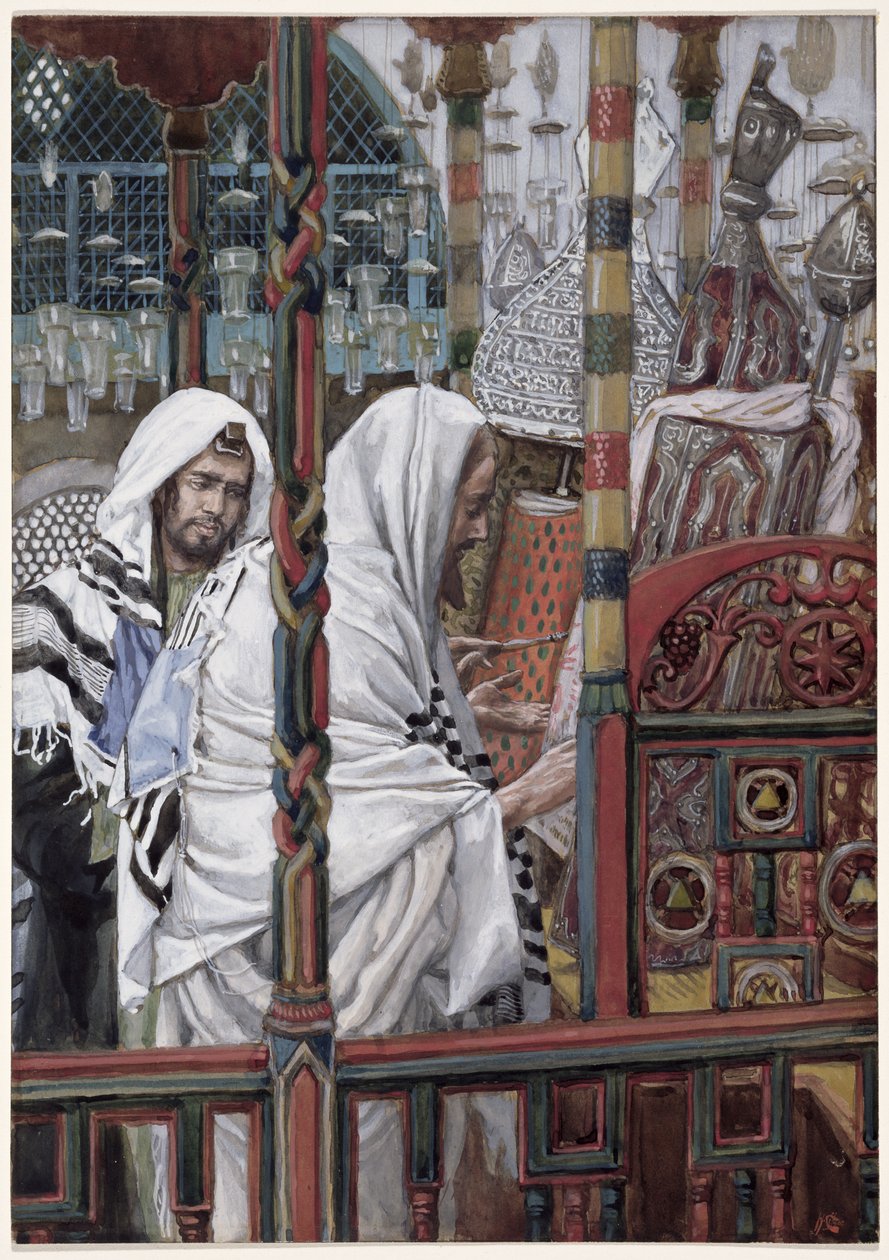 Jesus Teaching in the Synagogue, illustration for The Life of Christ, c.1886-94 by James Jacques Joseph Tissot