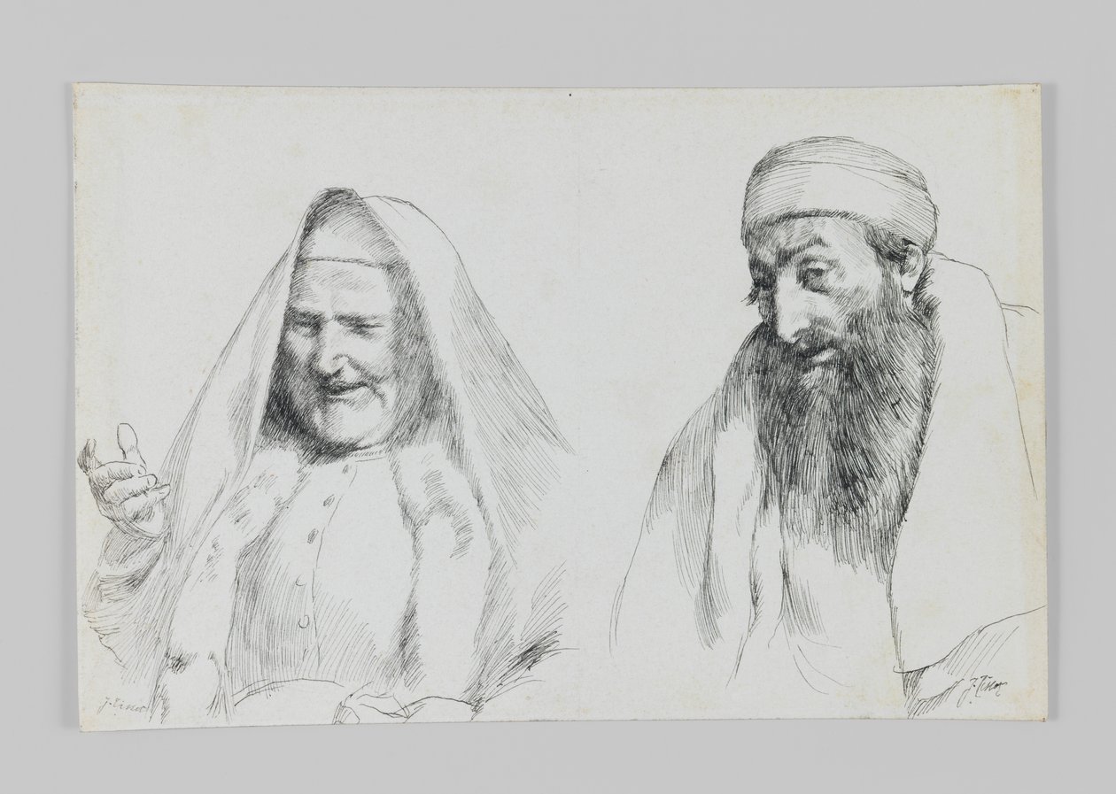 Jew and Jewess, illustration from The Life of Our Lord Jesus Christ by James Jacques Joseph Tissot