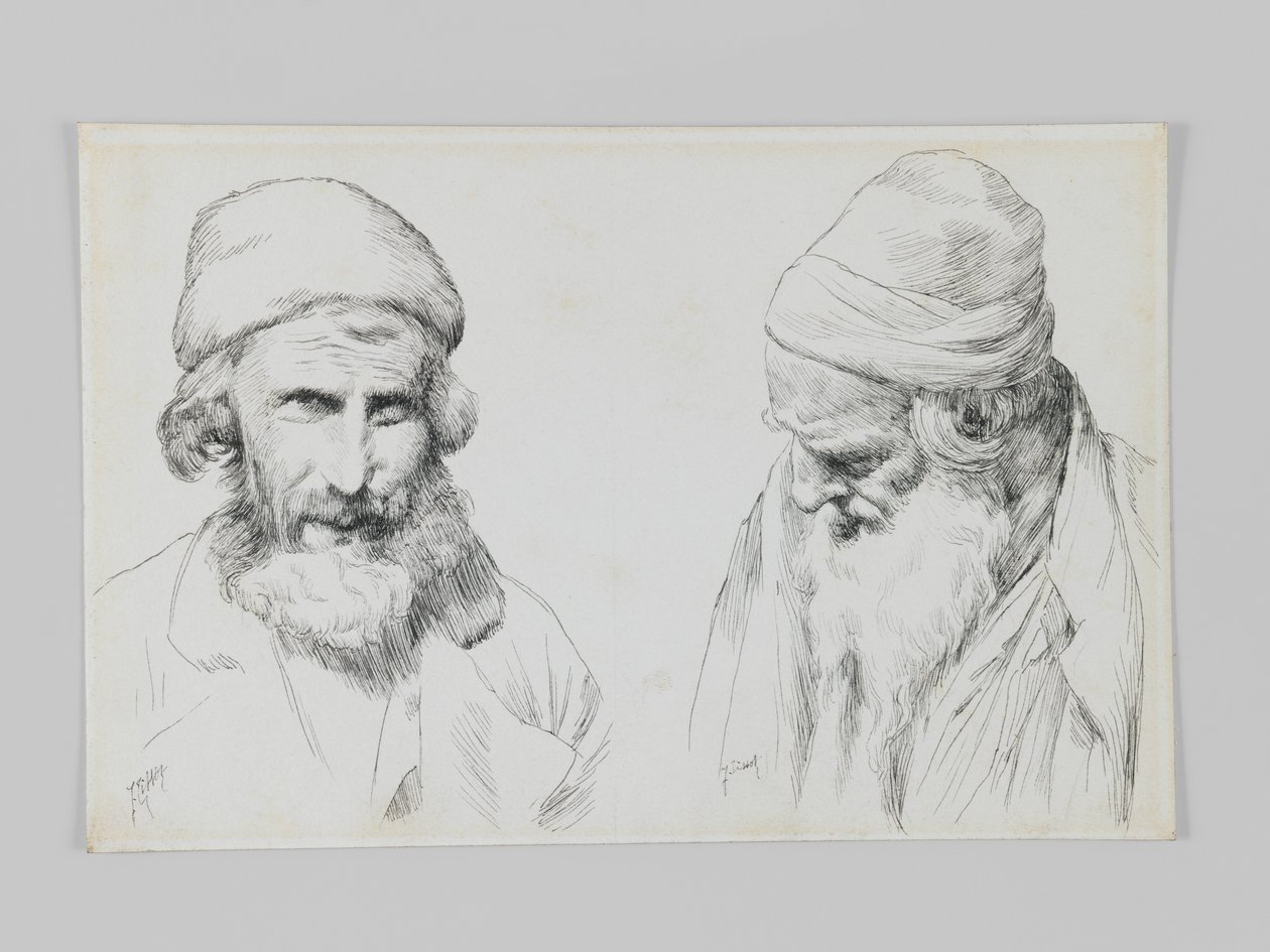 Jews and Yemenites, Jerusalem, illustration from The Life of Our Lord Jesus Christ by James Jacques Joseph Tissot
