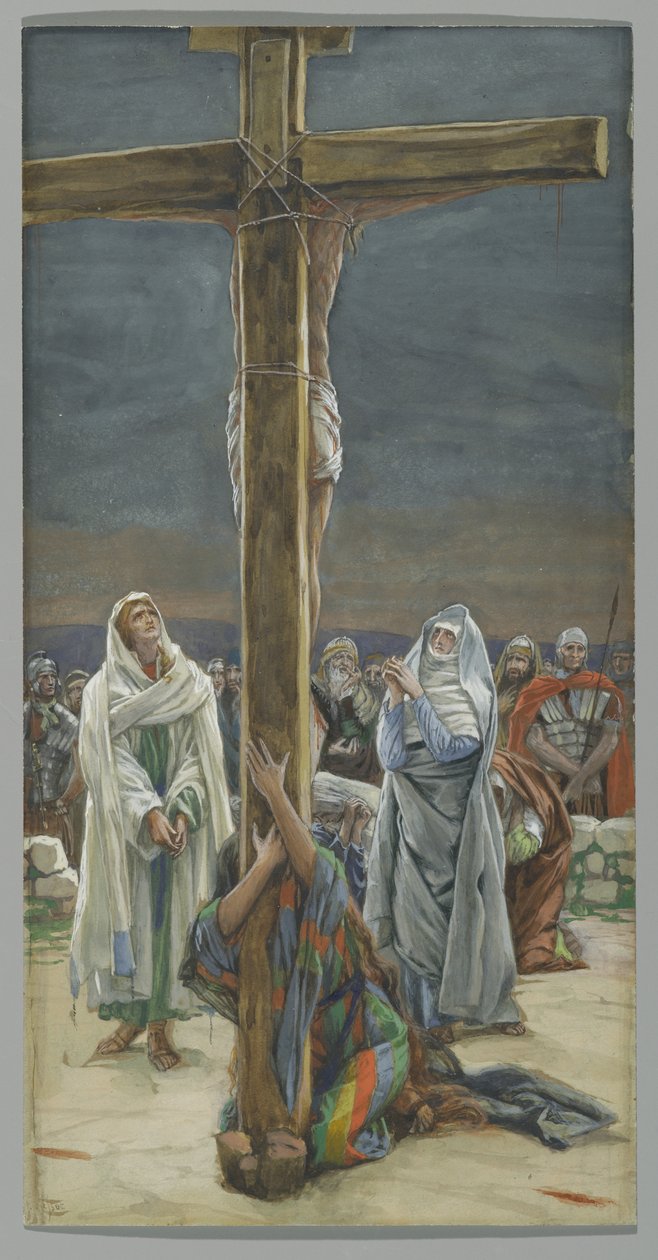 Stabat Mater. Woman Behold Thy Son, illustration for The Life of Christ by James Jacques Joseph Tissot