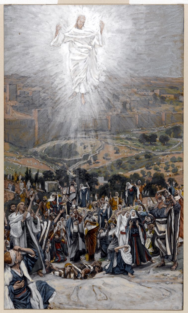 The Ascension from the Mount of Olives, illustration for The Life of Christ by James Jacques Joseph Tissot