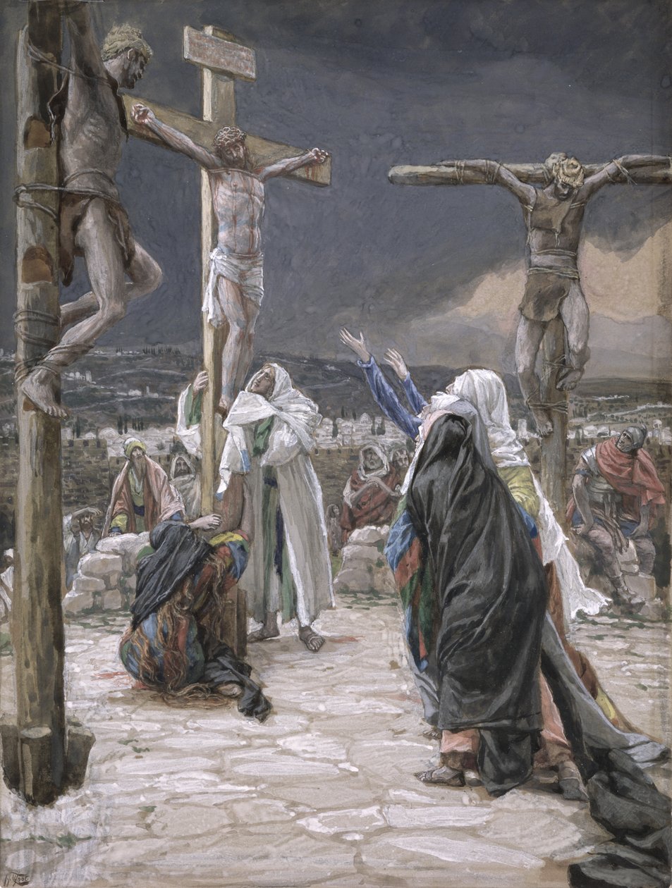 The Death of Jesus, illustration for The Life of Christ by James Jacques Joseph Tissot