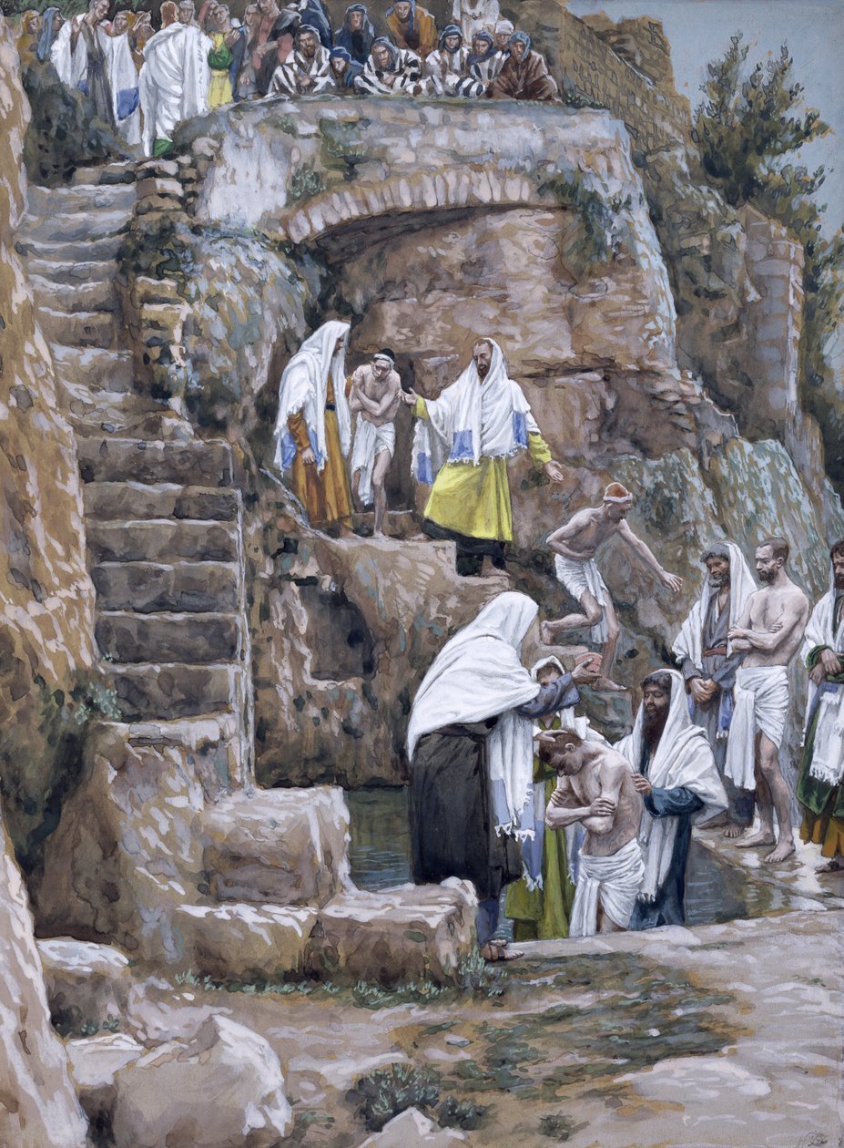 The Disciples of Jesus Baptising, illustration for The Life of Christ ...