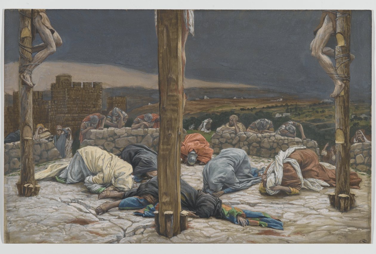 The Earthquake, illustration from The Life of Our Lord Jesus Christ by James Jacques Joseph Tissot